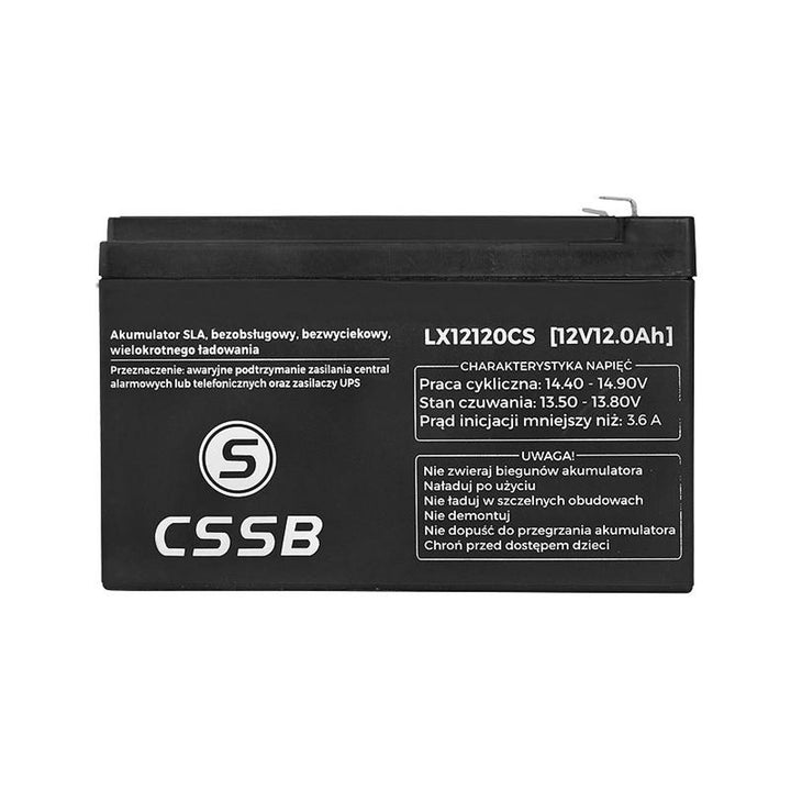Batería con tecnología AGM CSSB gel 12V 12Ah