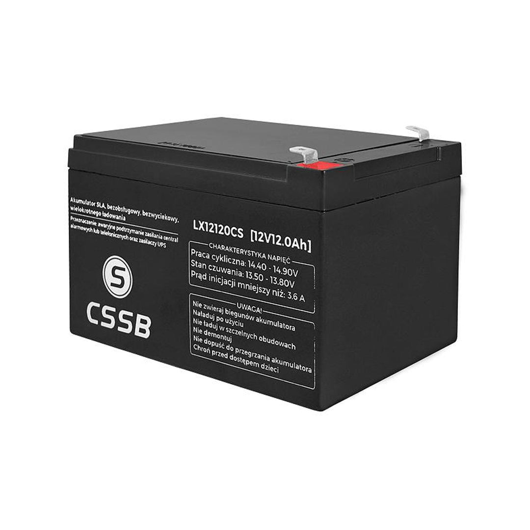Batería con tecnología AGM CSSB gel 12V 12Ah