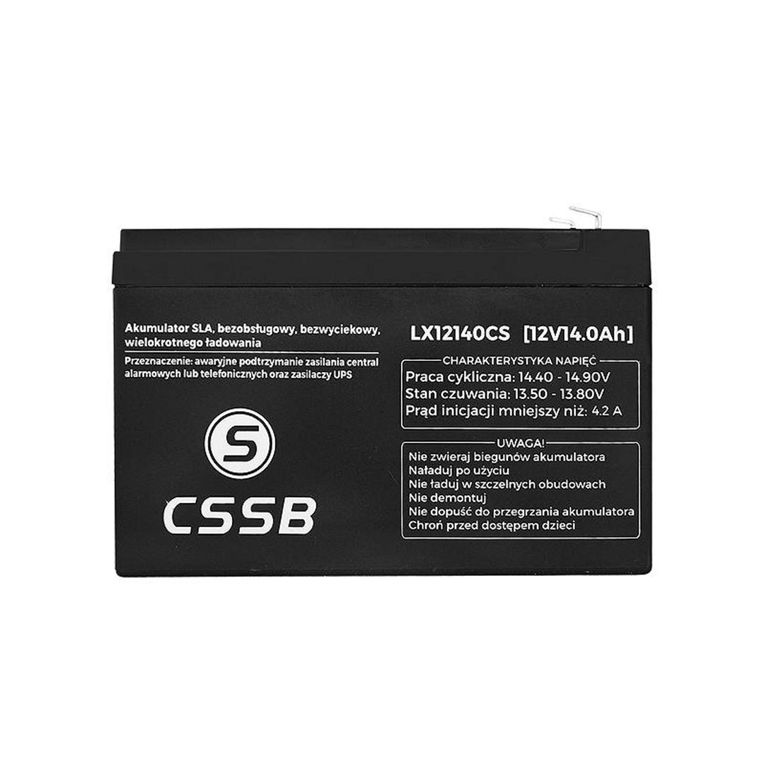 Bateria de gel LX12140 12V 14Ah sem manutenção