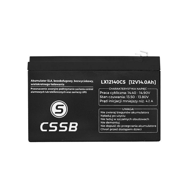 Bateria de gel LX12140 12V 14Ah sem manutenção