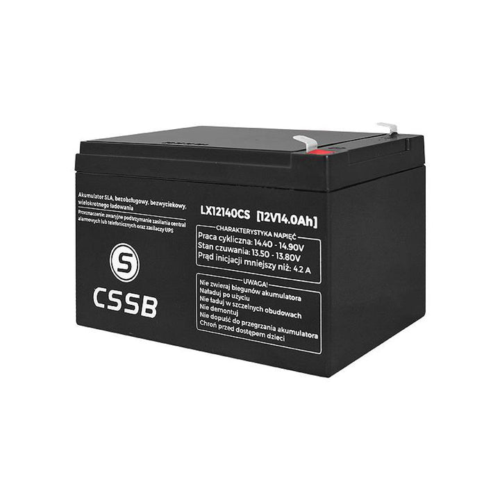 Bateria de gel LX12140 12V 14Ah sem manutenção