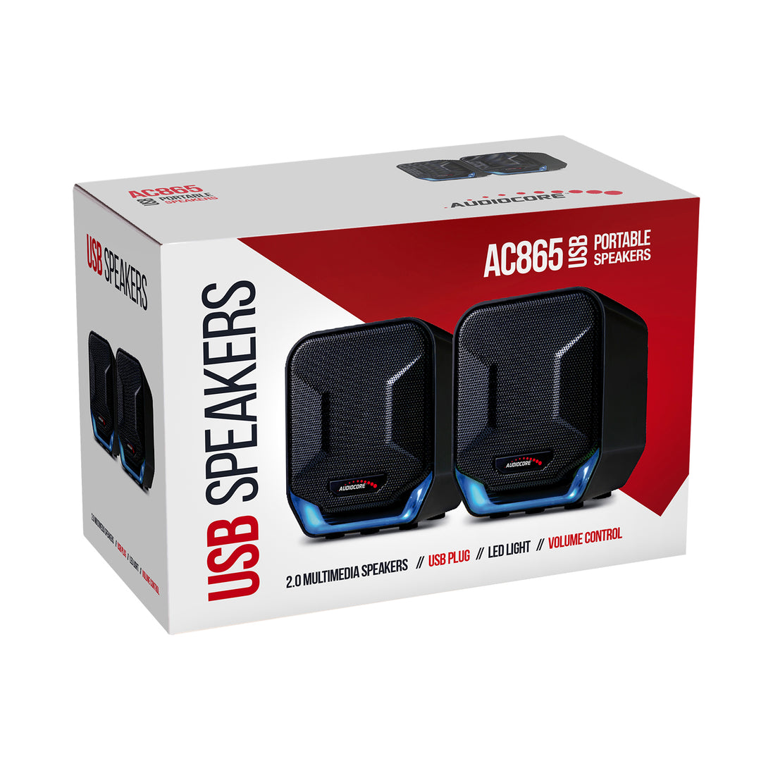 Altavoces estéreo de alta calidad para computadoras portátiles y de escritorio Audiocore AC865