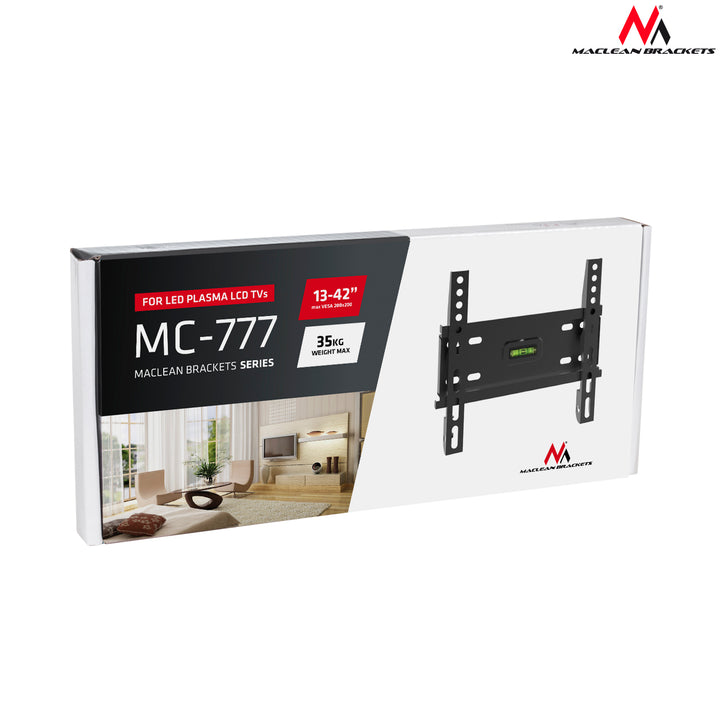 Suporte TV Maclean MC-777 13" - 50" Preto 35 kg VESA 200x200