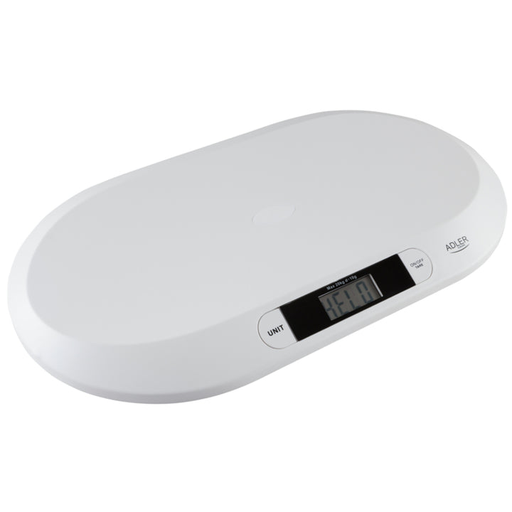 Adler AD8139 Báscula para Bebés y Niños Pantalla LCD Retroiluminación Función Tare