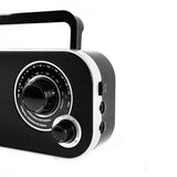 Rádio de cozinha portátil retro preto Camry CR1140 AM/FM