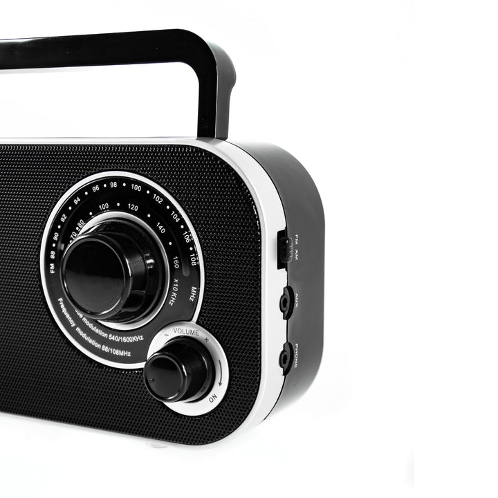 Rádio de cozinha portátil retro preto Camry CR1140 AM/FM