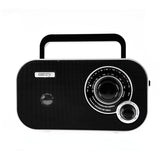 Rádio de cozinha portátil retro preto Camry CR1140 AM/FM