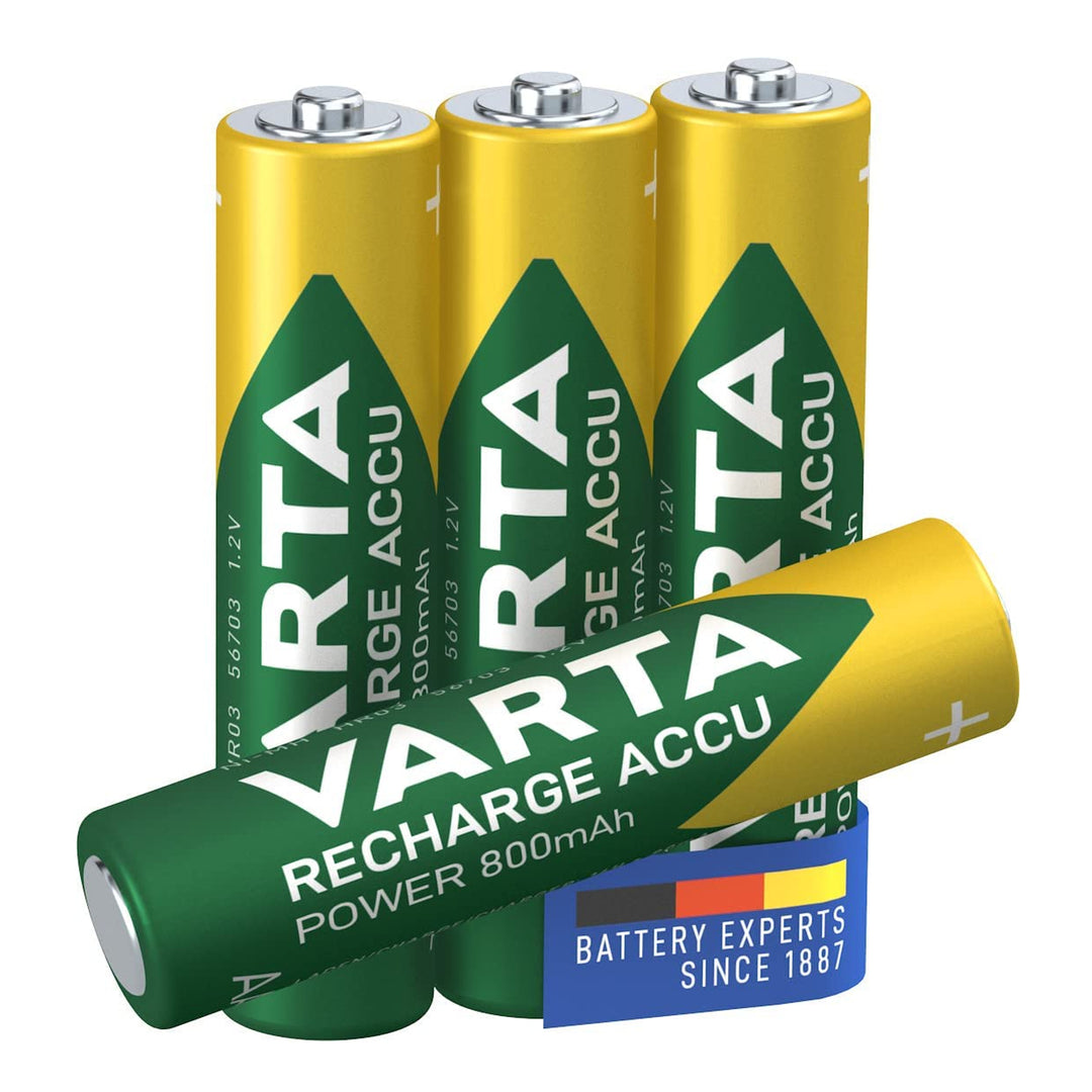 4x pilas - baterías Varta Ready2use R03 AAA 800mAh NiMH