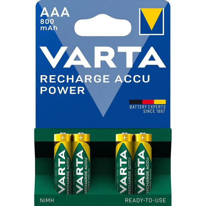 4x pilas - baterías Varta Ready2use R03 AAA 800mAh NiMH