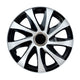 Tapacubos universales 14" NRM DRIFT Extra blanco/negro 4 piezas