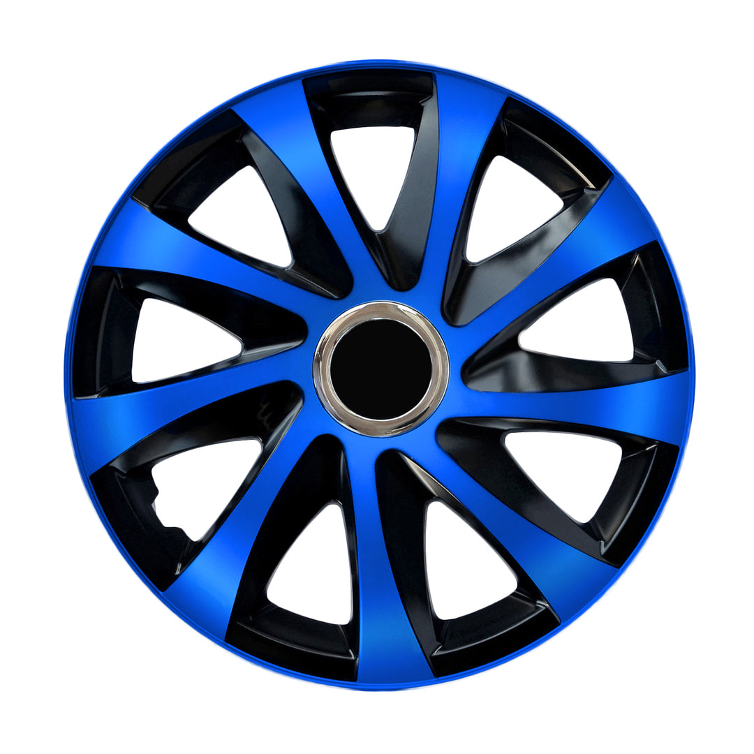 Calotas universais 16" NRM DRIFT Extra azul/preto 4 peças