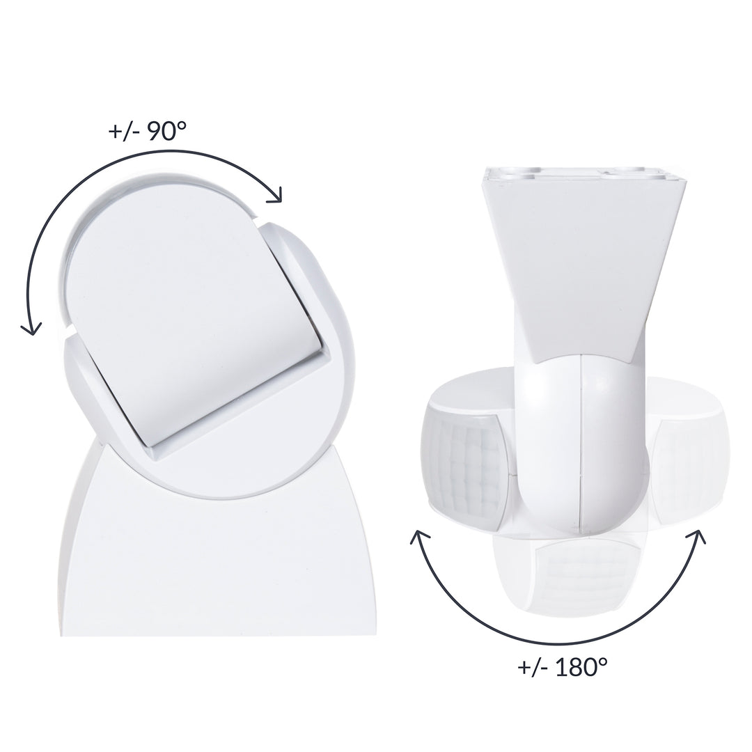 Detector de Movimiento por Infrarrojos PIR Moderna Gama 12m [Color Blanco] IP65 Maclean Energy MCE201W
