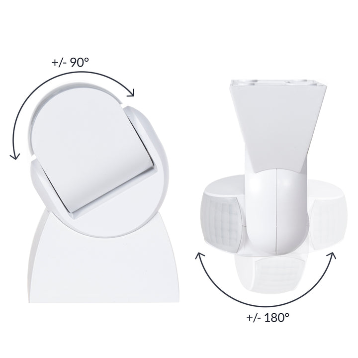 Detector de Movimiento por Infrarrojos PIR Moderna Gama 12m [Color Blanco] IP65 Maclean Energy MCE201W