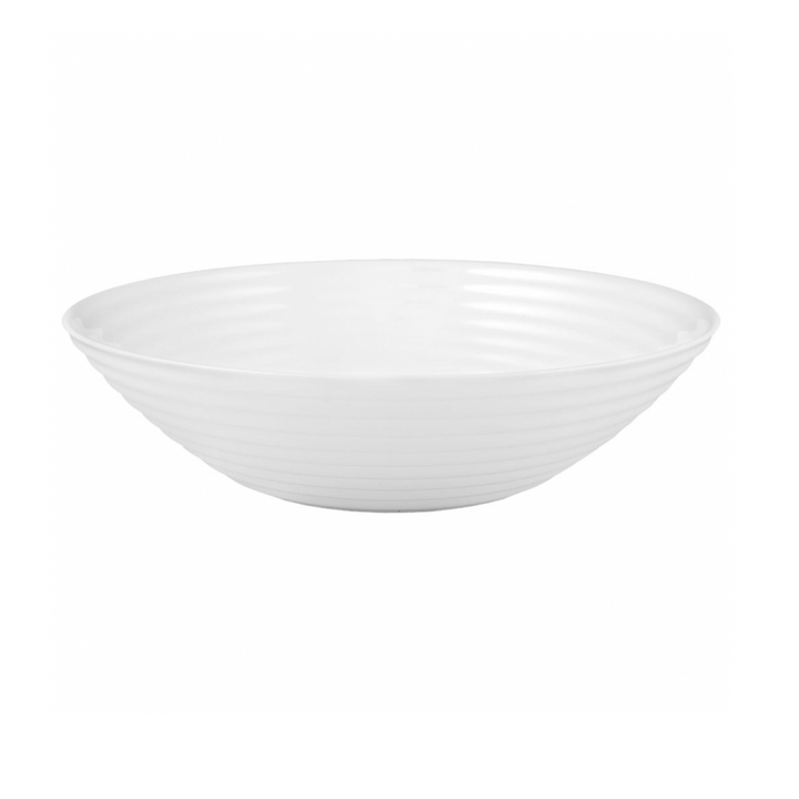 Luminarc 06455 Saladeira Redonda 20cm Branco Vidro Temperado Branco
