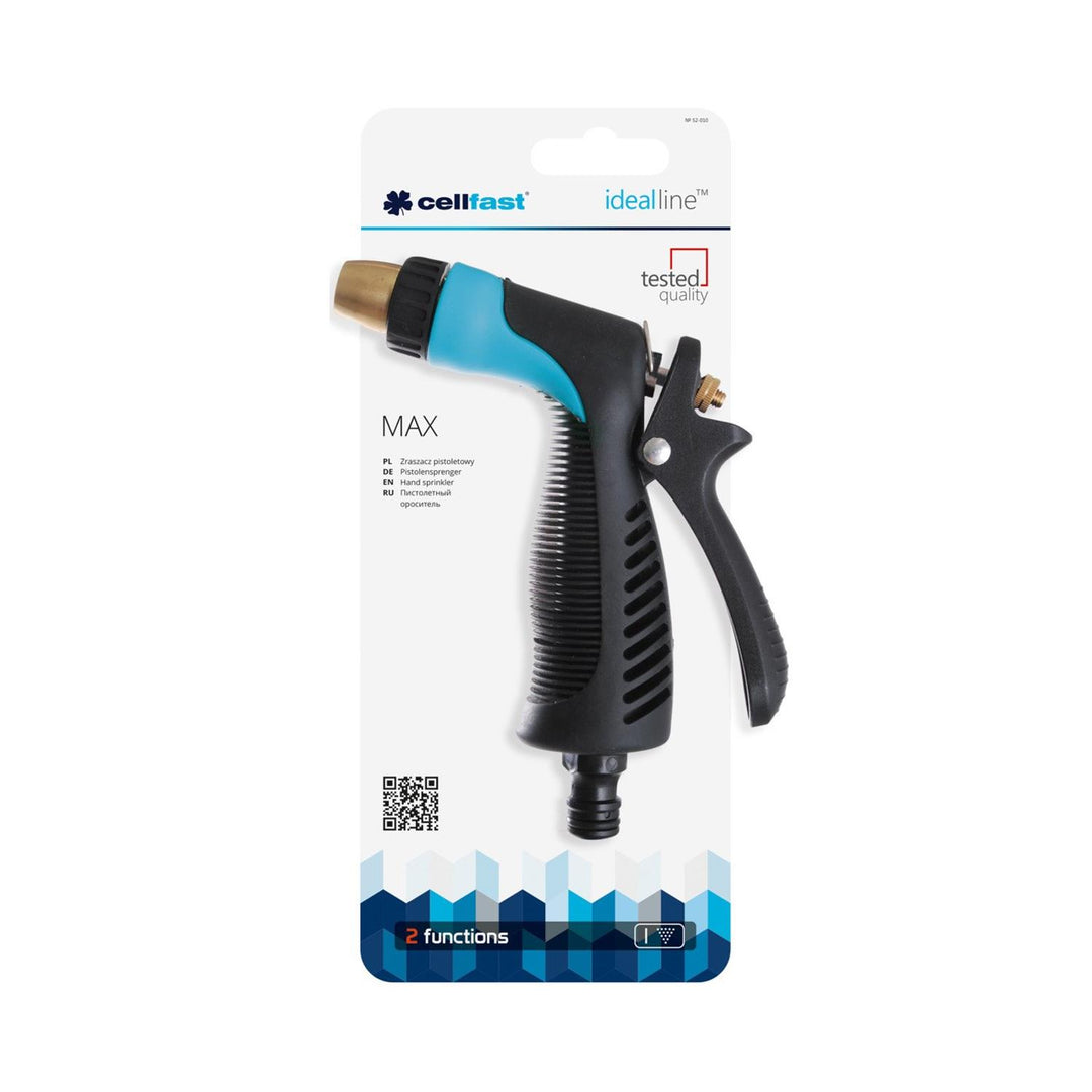 Aspersor de pistola Cellfast Max com regulação contínua