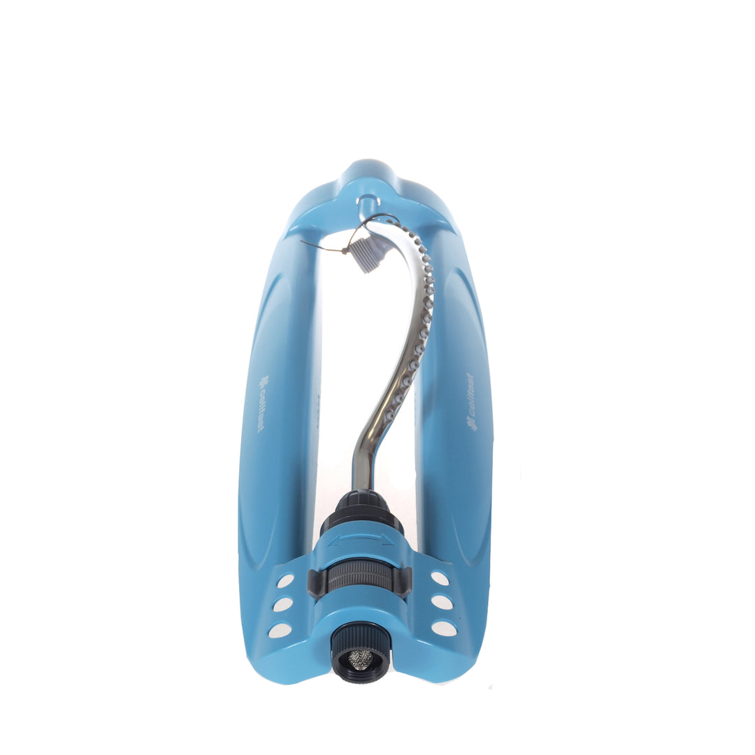 O pulverizador de superfície total Cellfast Turbo é muito conveniente no jardim