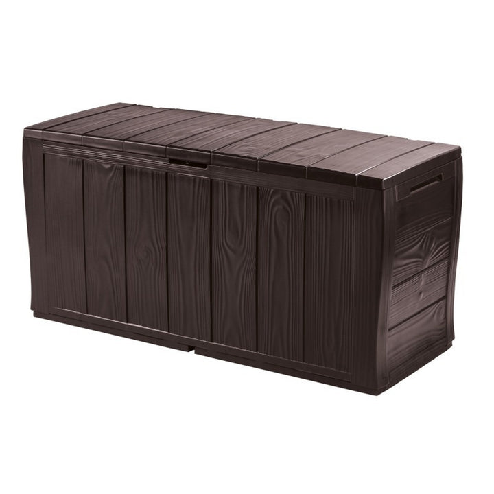 Caja de almacenamiento 270L marrón interior/exterior Keter Sherwood