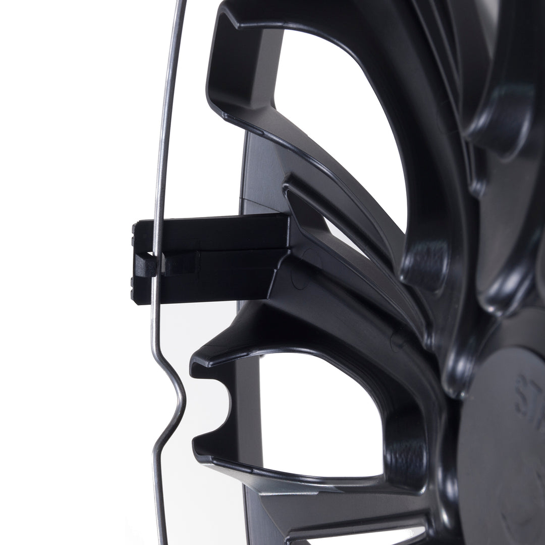 Calotas universais 14" NRM STRONG preto fosco 4 peças