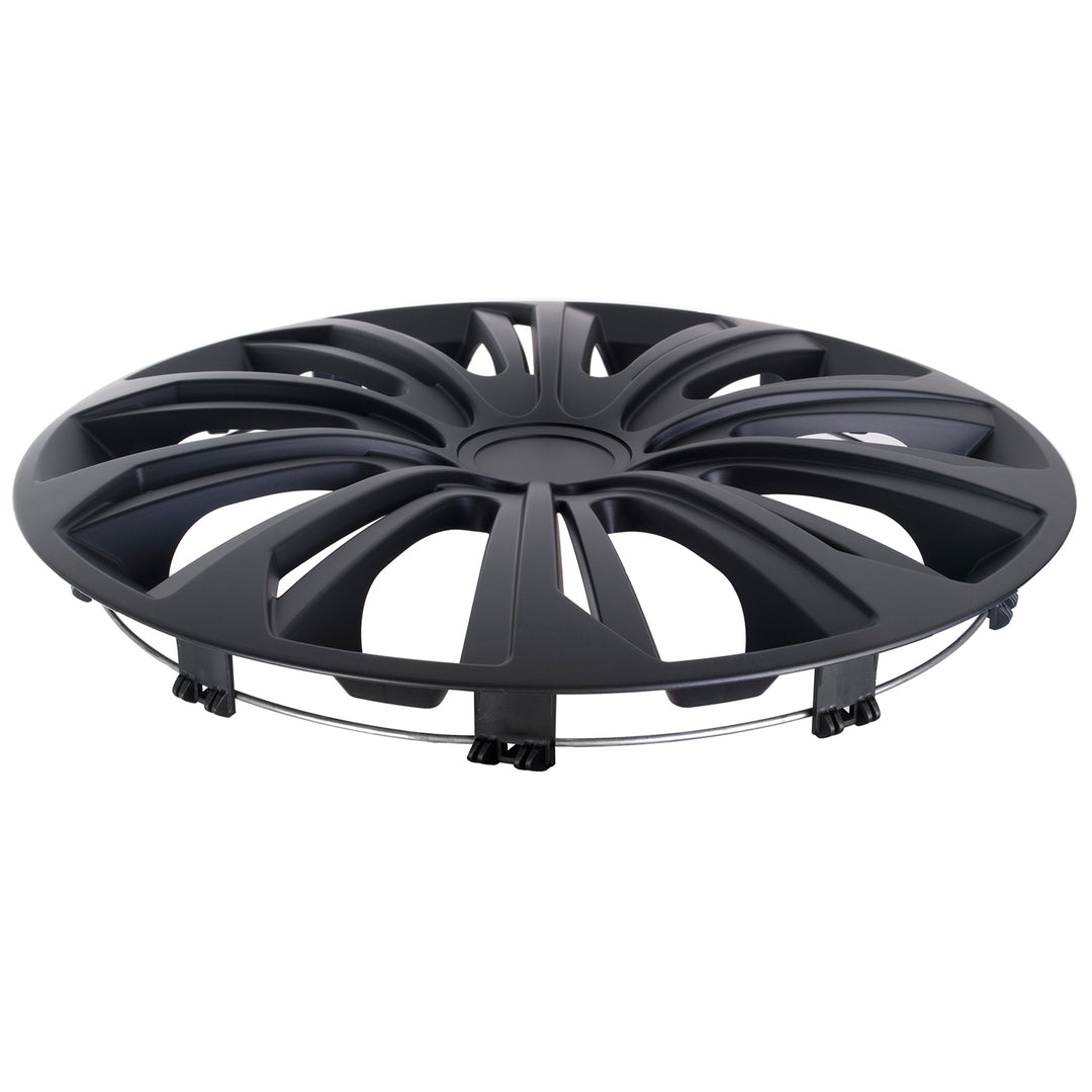 Calotas universais 14" NRM STRONG preto fosco 4 peças