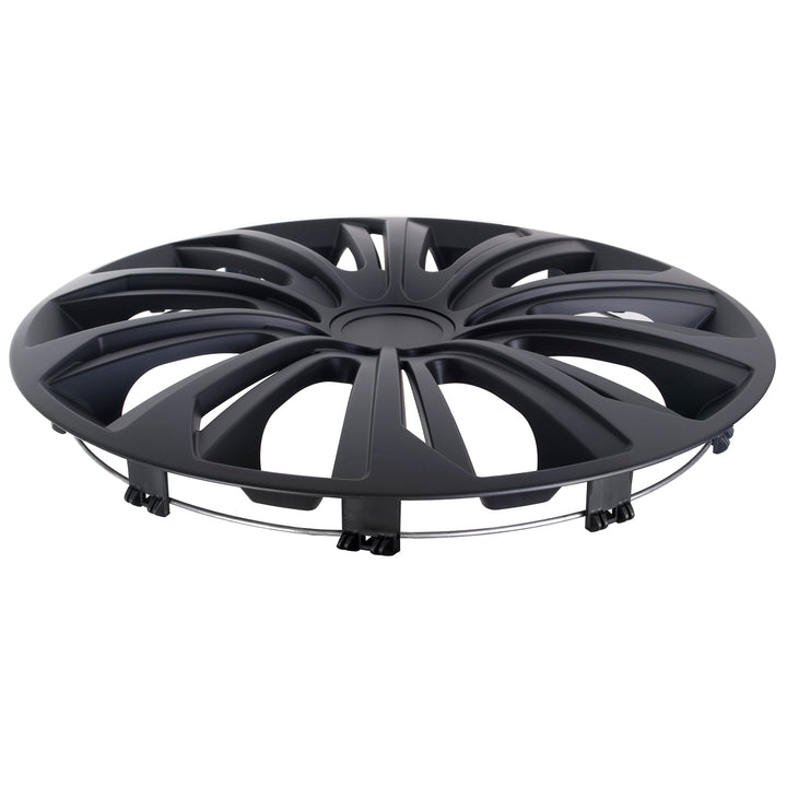Calotas universais 14" NRM STRONG preto fosco 4 peças