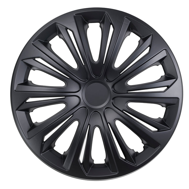 Calotas universais 14" NRM STRONG preto fosco 4 peças