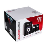 Alto-falante Bluetooth 2.1 Audiocore AC910, rádio FM, entrada para cartão TF, AUX, alimentação USB
