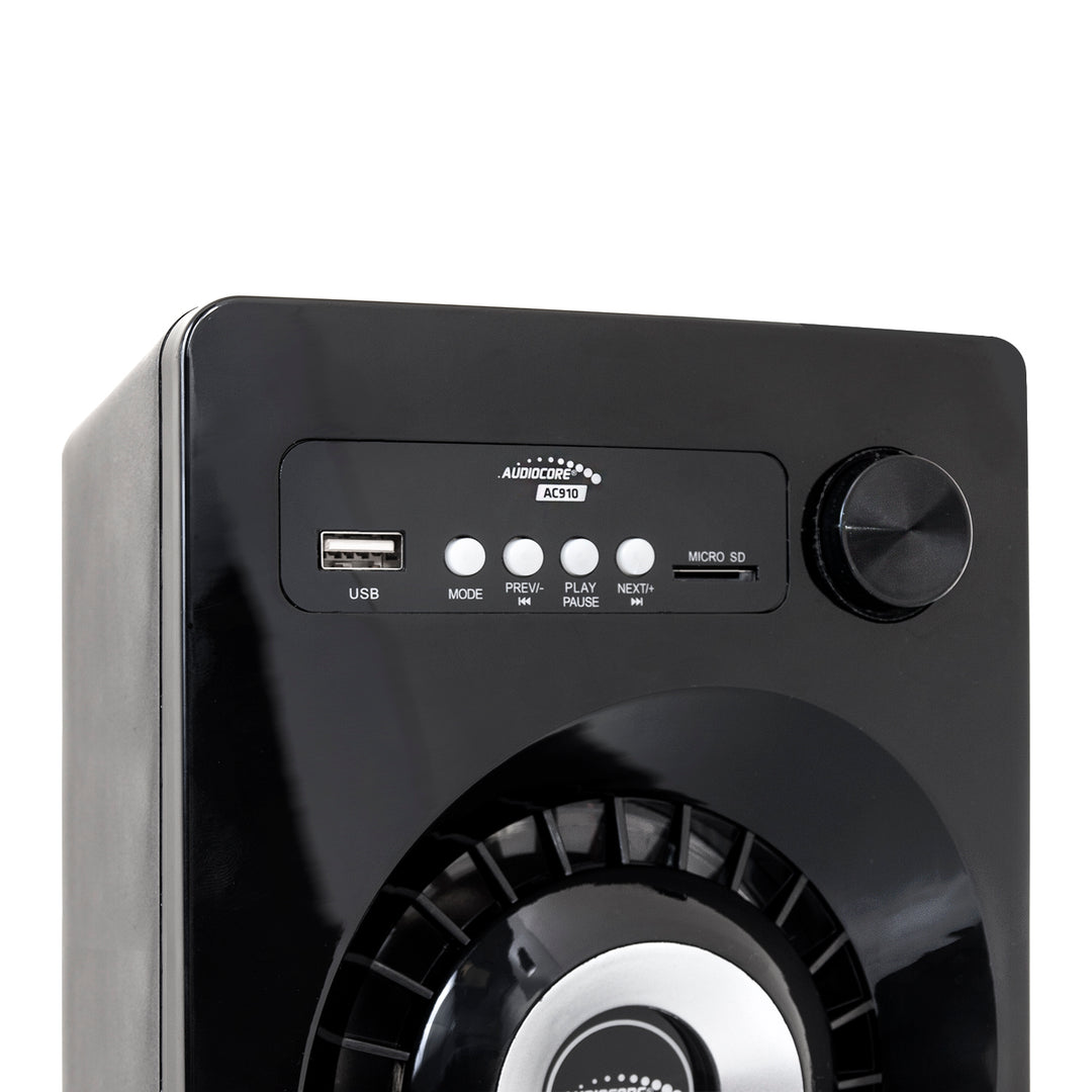 Alto-falante Bluetooth 2.1 Audiocore AC910, rádio FM, entrada para cartão TF, AUX, alimentação USB