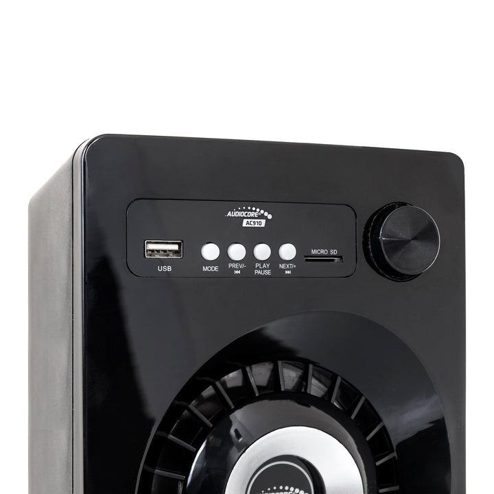 Alto-falante Bluetooth 2.1 Audiocore AC910, rádio FM, entrada para cartão TF, AUX, alimentação USB