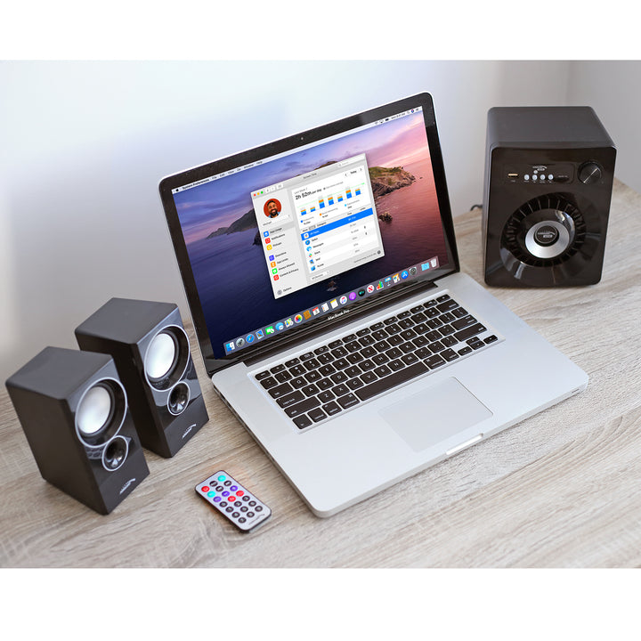 Alto-falante Bluetooth 2.1 Audiocore AC910, rádio FM, entrada para cartão TF, AUX, alimentação USB