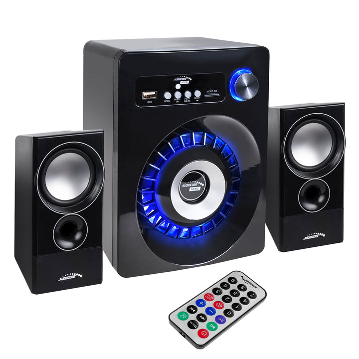 Alto-falante Bluetooth 2.1 Audiocore AC910, rádio FM, entrada para cartão TF, AUX, alimentação USB