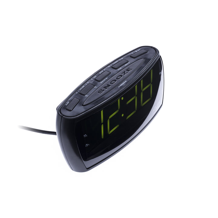 Radio despertador fm/am led reloj adler ad1121 calidad