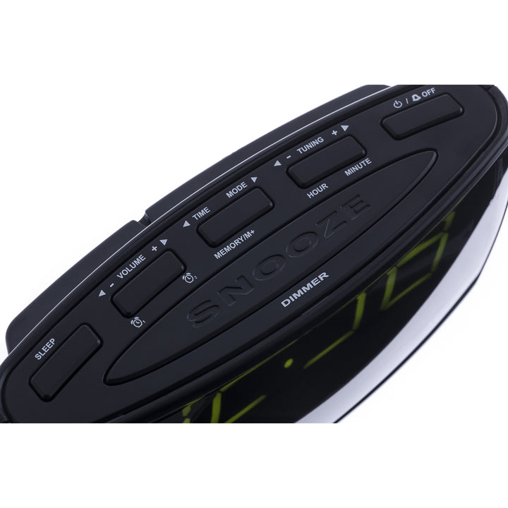 Radio despertador fm/am led reloj adler ad1121 calidad