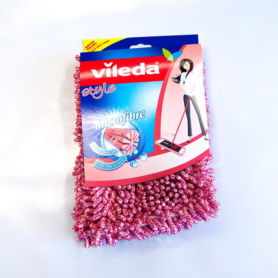 Inserção de esfregona plana Vileda Plush para esfregona plana de qualidade Chenille 3D Style