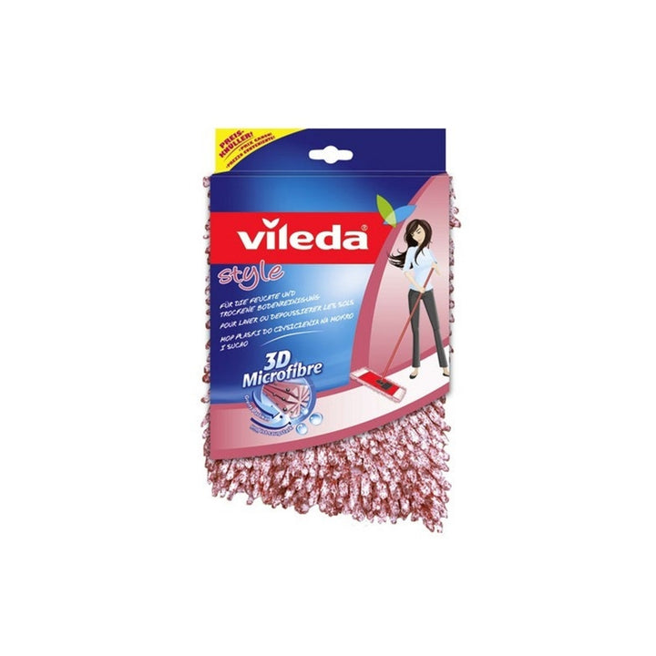 Inserção de esfregona plana Vileda Plush para esfregona plana de qualidade Chenille 3D Style