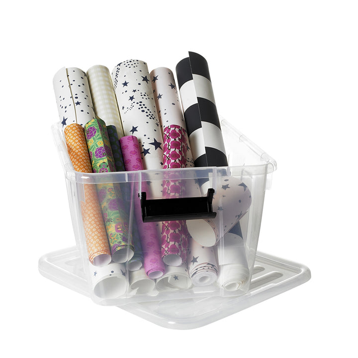 Caja contenedor con tapa Plast Team HOME BOX 30L QUALITY