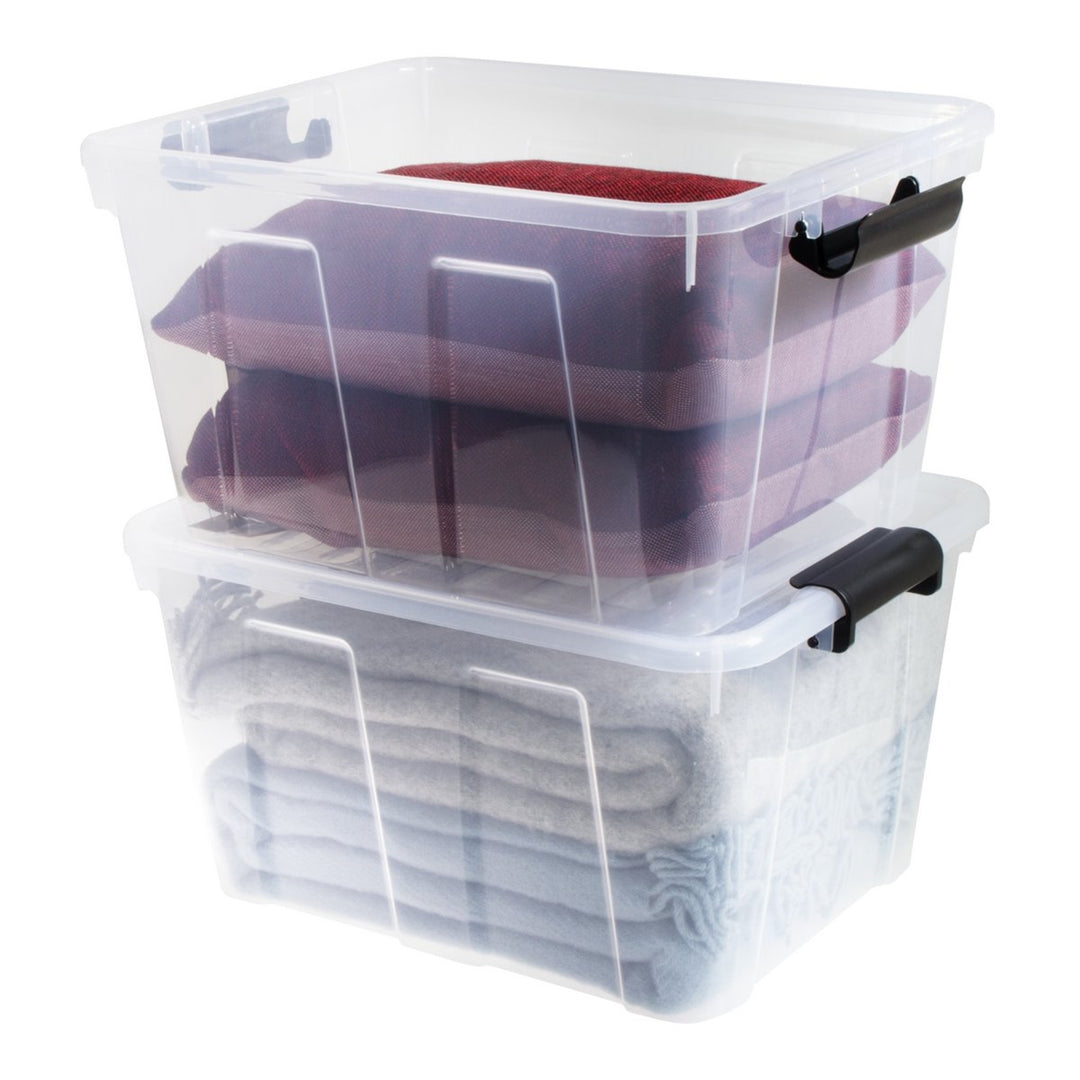 Caja contenedor con tapa Plast Team HOME BOX 30L QUALITY