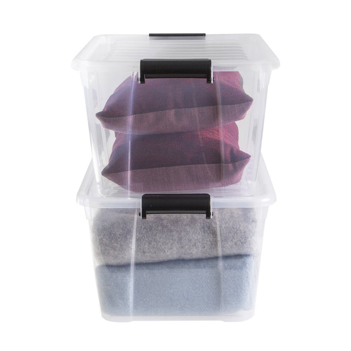 Caja contenedor con tapa Plast Team HOME BOX 30L QUALITY