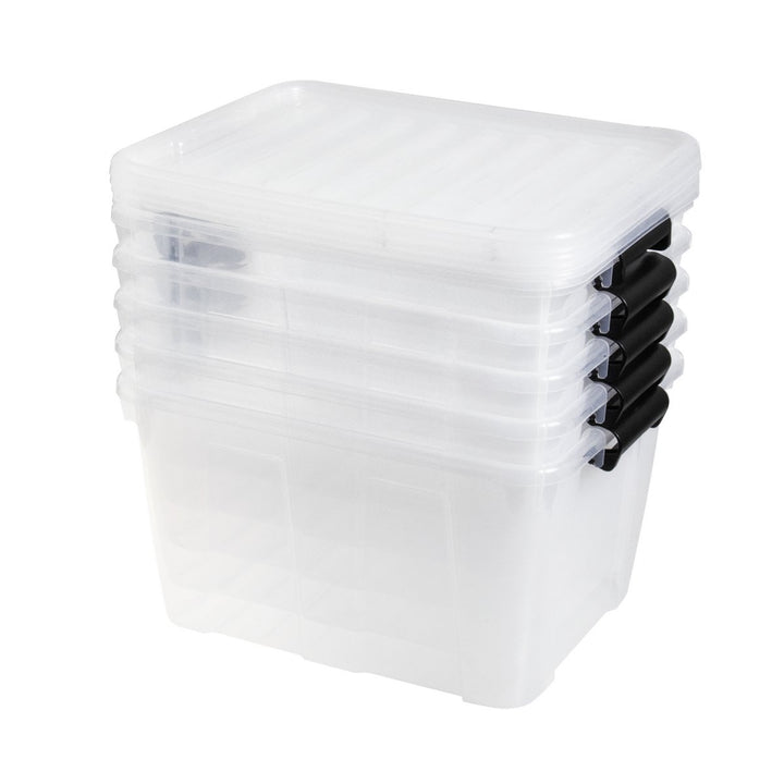 Caja contenedor con tapa Plast Team HOME BOX 30L QUALITY