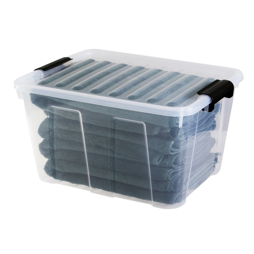 Caja contenedor con tapa Plast Team HOME BOX 30L QUALITY