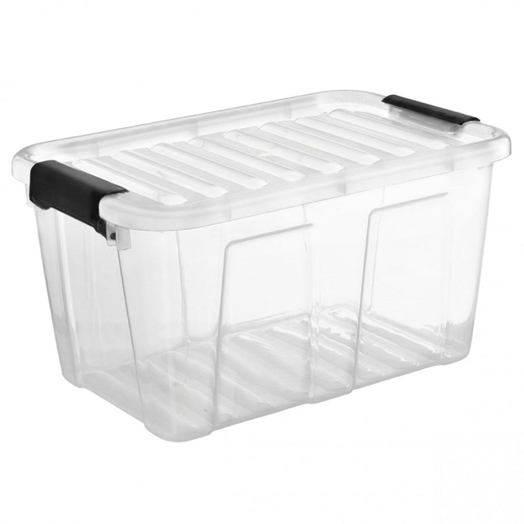 Caja contenedor con tapa Plast Team HOME BOX 30L QUALITY
