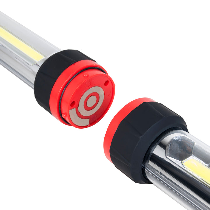Luz de oficina LED MCE230 Maclean Energy XXL COB, 2 lâmpadas com possibilidade de união, dois modos de iluminação, cabide, íman