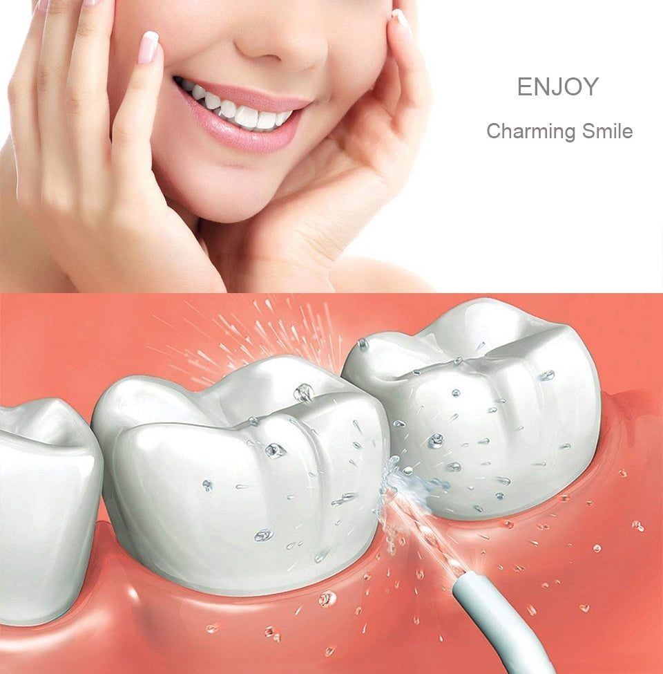 ProMedix PR-770W Irrigador Dental Inalámbrico de 8.5 Bar, IPX7, Carga USB, Color Blanco