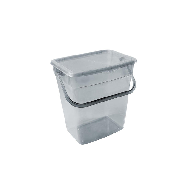 Recipiente para pó cinza transparente Plast Team 6L