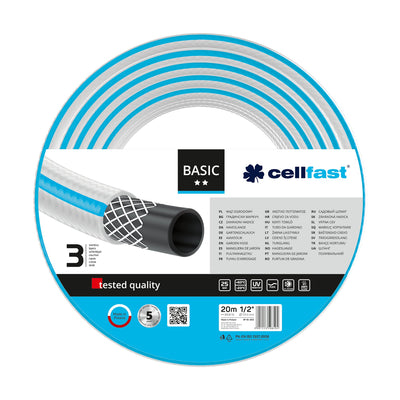 Mangueira de jardim Cellfast Basic Resistente e flexível