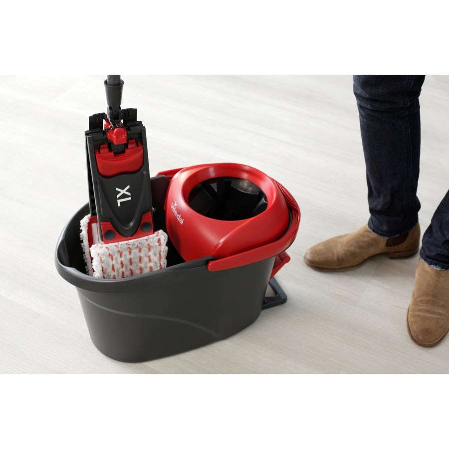 Vileda Fregona Giratoria XL Set ULTRAMAX Turbo 42 cm Pad Microfibra