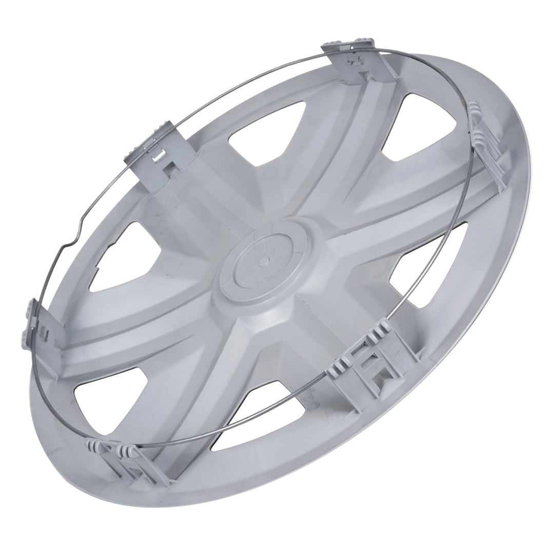 Tapacubos universales 16" NRM ACTION Doublecolor plata/negro 4 piezas