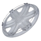 Calotas universais 16" NRM ACTION Doublecolor prata/preto 4 peças