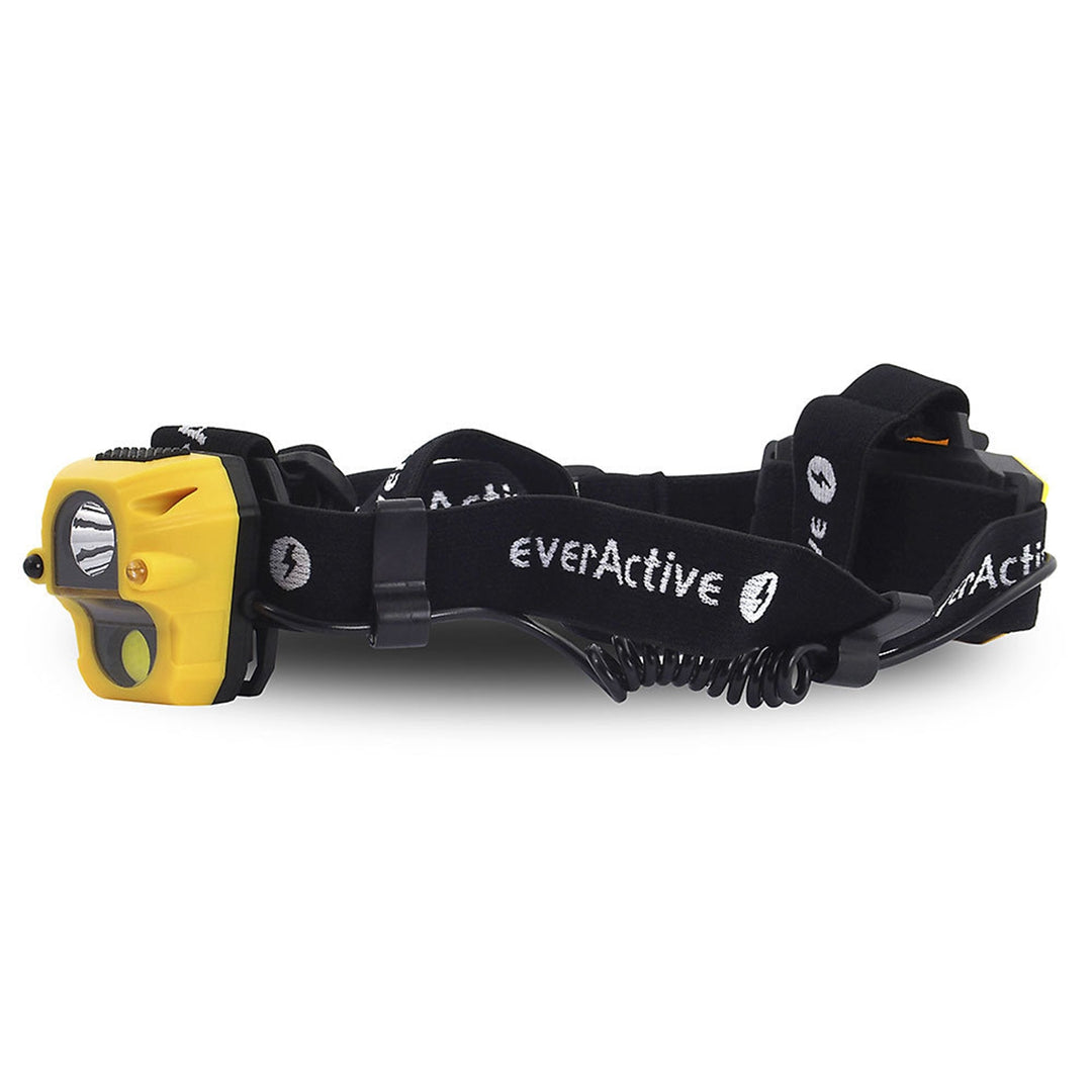 La calidad de linterna de diodo everActive Cobra HL-250