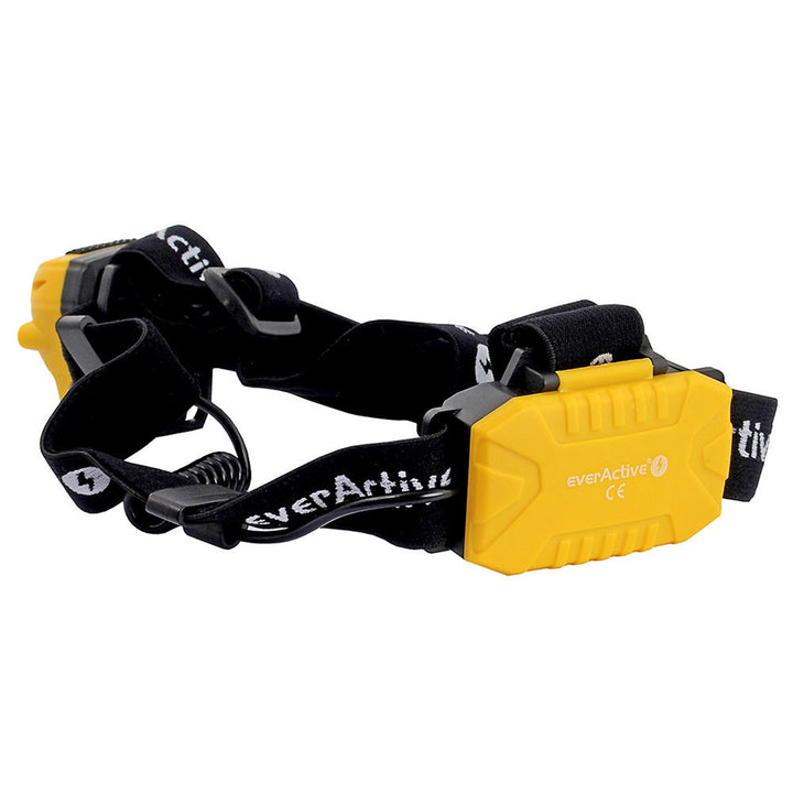 La calidad de linterna de diodo everActive Cobra HL-250