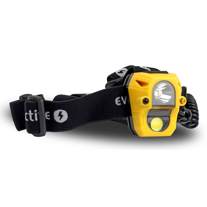 La calidad de linterna de diodo everActive Cobra HL-250
